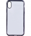 Гелевый прозрачный чехол HANDY Shine (electroplated) для iPhone X, Black (HD-IP8-SHNBLK)